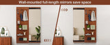 47.6 x 15.7 inch multi-functional design panel wall-mounted full-length mirror