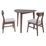 Engineered Wood Dining Set Brown