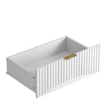 6-Drawer Engineered Wood Dresser White 47"