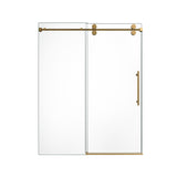 56"-60"W*72" H Frameless Single Sliding Shower Door