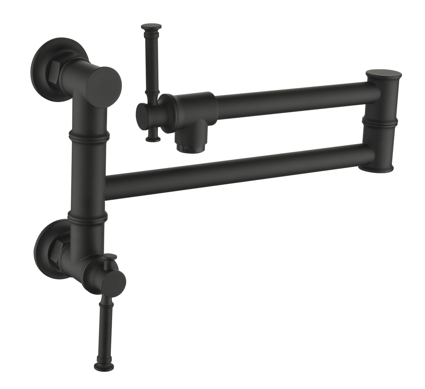 Modern Brass Wall Mount Pot Filler Faucet Folding Swing Arm
