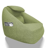 Inflatable Ergonomic Couch - Olive Green - Electric Pump Included