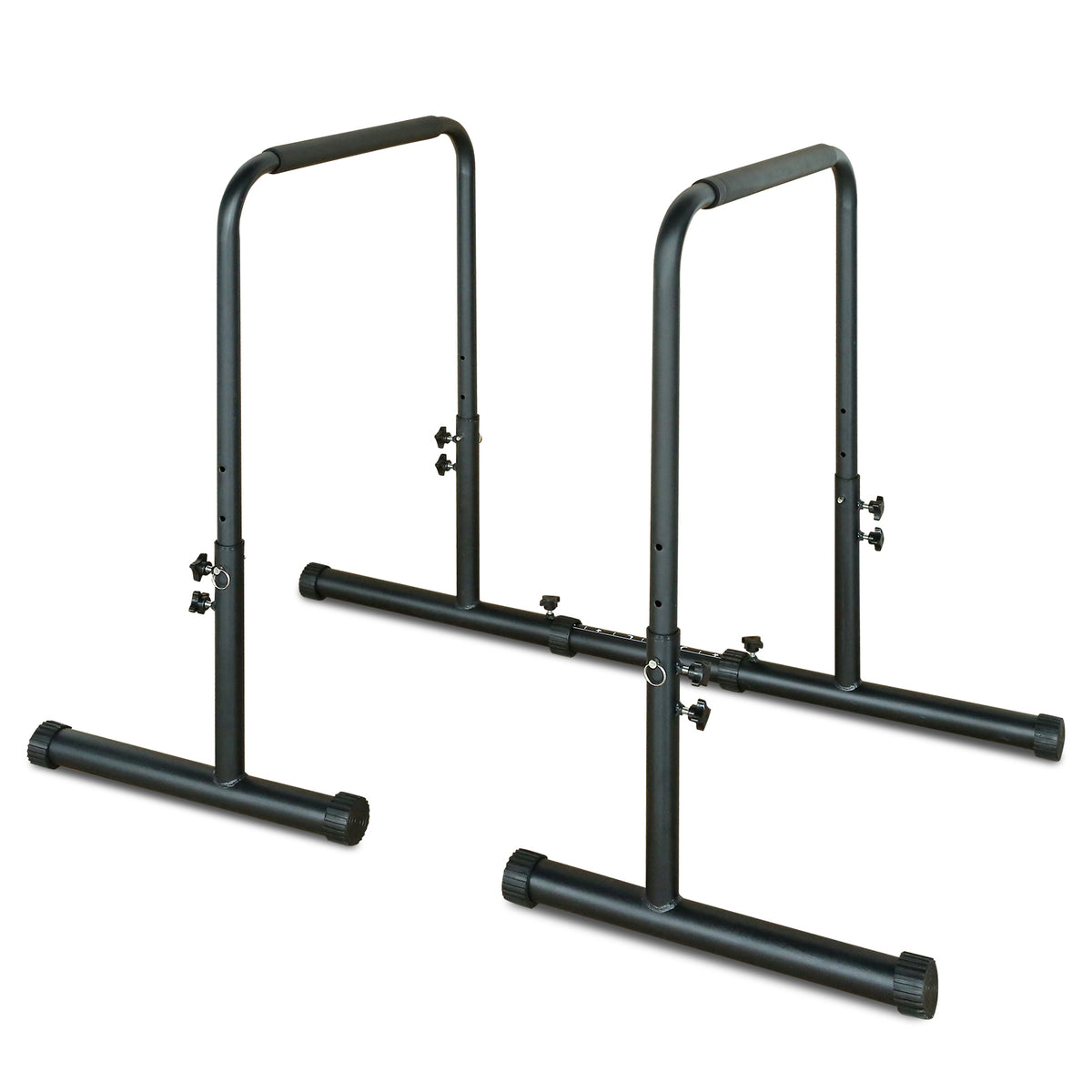 Power Tower Dip Station Pull Up Bar Stand Adjustable Height Heavy Duty