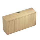 4 Door Sideboard Buffet Cabinet with Power Outlet
