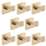 8 Pack Stainless Steel Wall Mount Towel Hooks