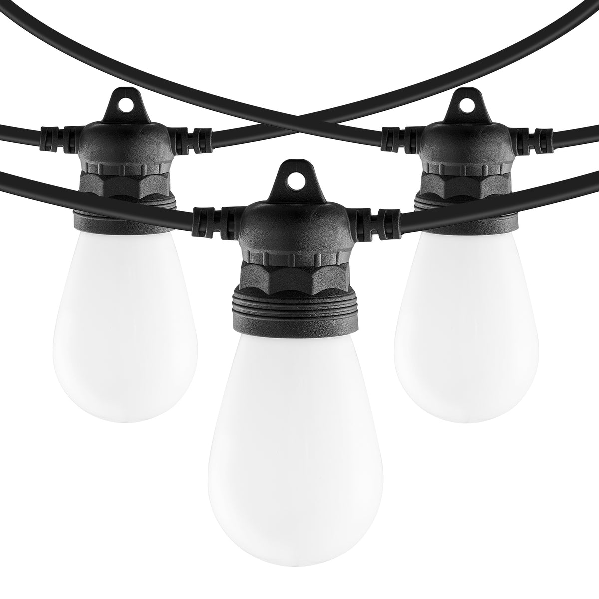 Plastic Table Lamp Black