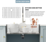 33 x 22 Drop In Stainless Steel Workstation Sink