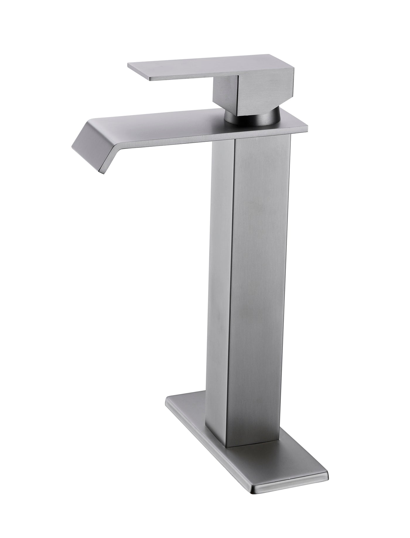 Waterfall Spout Single Handle Bathroom Sink Faucet