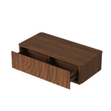 Square Engineered Wood Coffee Table with Storage Walnut Brown