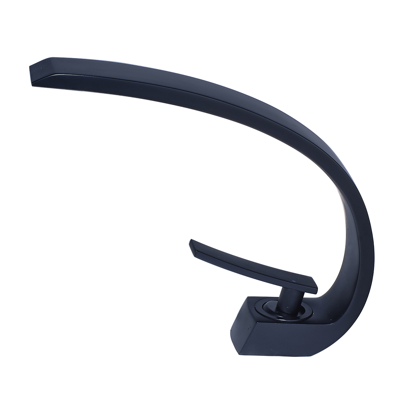 Modern Black Single Handle Bathroom Sink Faucet