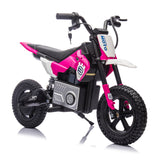 24V Kids Ride On Electric Toy Motocross Motorcycle,200W High Speed Hub Motor,Rea