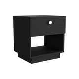 Paris Nightstand - One Drawer, Open Lower Shelf, 18.5"W Top