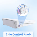 Smart Bidet Toilet Seat with Side Knob Adjustable Heated Seat