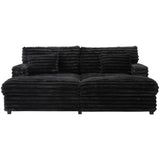 Chaise Sofa Black