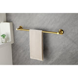 Bathroom Hardware Set - 6 Piece - Brass - Wall Mount Towel Rack