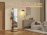 360° Rotating 66"x17.8" Multifunctional Full Length Mirror