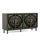 60.3 "Decorative Cabinet with 4 doors