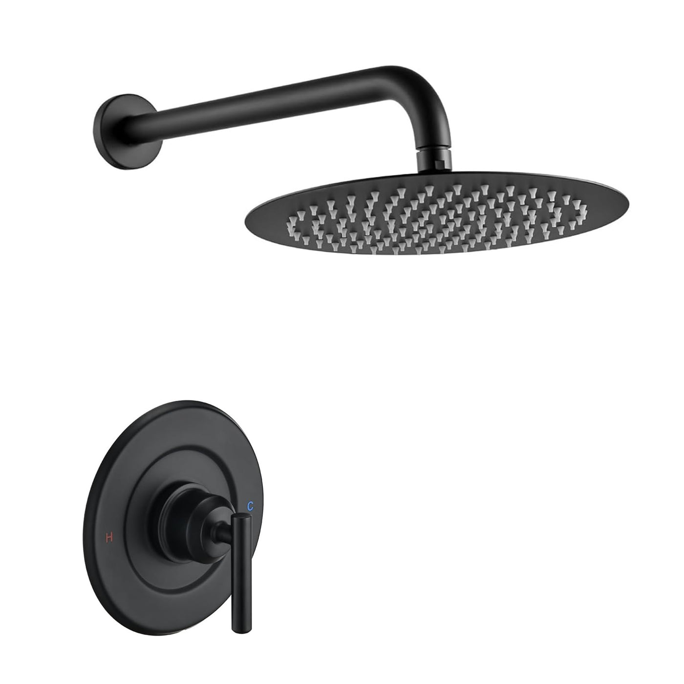 12" Rainfall Showerhead and Handle Trim Kit Replacement