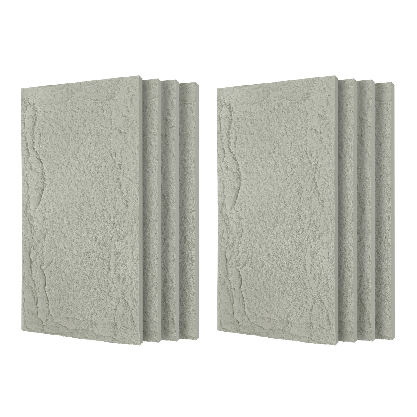 3D Faux Stone Wall Panels 8pc Waterproof Wainscoting 47.24"x23.62