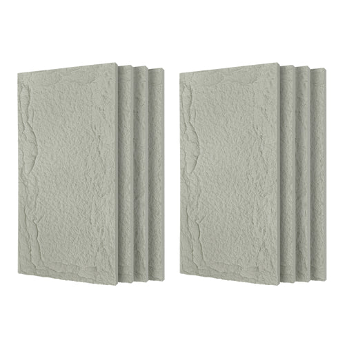 3D Faux Stone Wall Panels 8pc Waterproof Wainscoting 47.24"x23.62