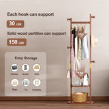 Coat Racks solid wood hanger 23.6* 11*70.8in Solid environmental protection