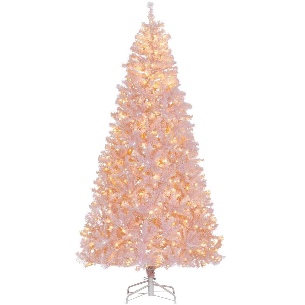 HOMCOM 7.5' Tall Prelit Christmas Tree Douglas Fir Artificial Christmas Tree wit