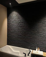 3D Faux Stone Wall Panels, 4 PCS PU Wainscoting Panel for Interior Wall Decor
