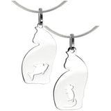 Feline Instincts Sterling Necklace