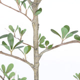 6ft Artificial Olive Tree, Realistic Faux Potted Plant in Black Pot, Indoor & Co