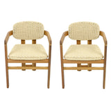 Outdoor Woven Rattan Accent Chairs Set - 2 Person Patio Seating