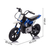 24V Kids Ride On Electric Toy Motocross Motorcycle,200W High Speed Hub Motor,Rea