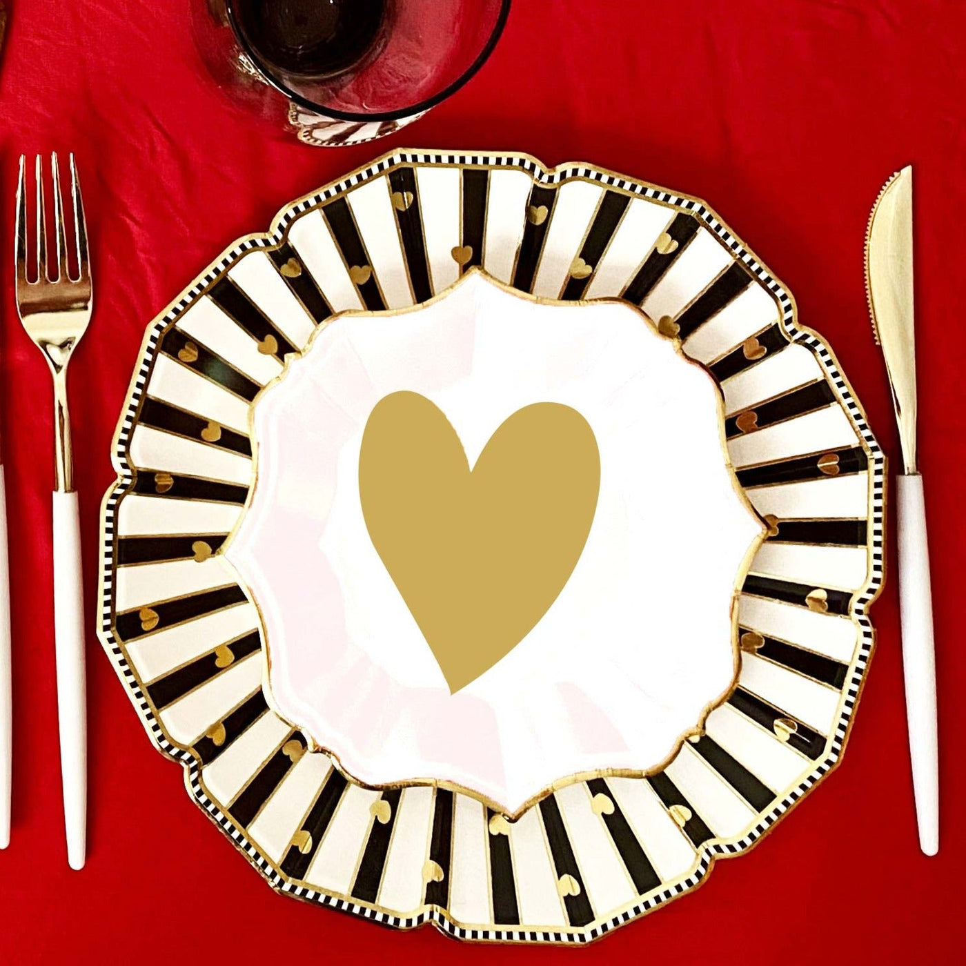 Valentine's Love Party Set, Serves 8, 24 Pieces
