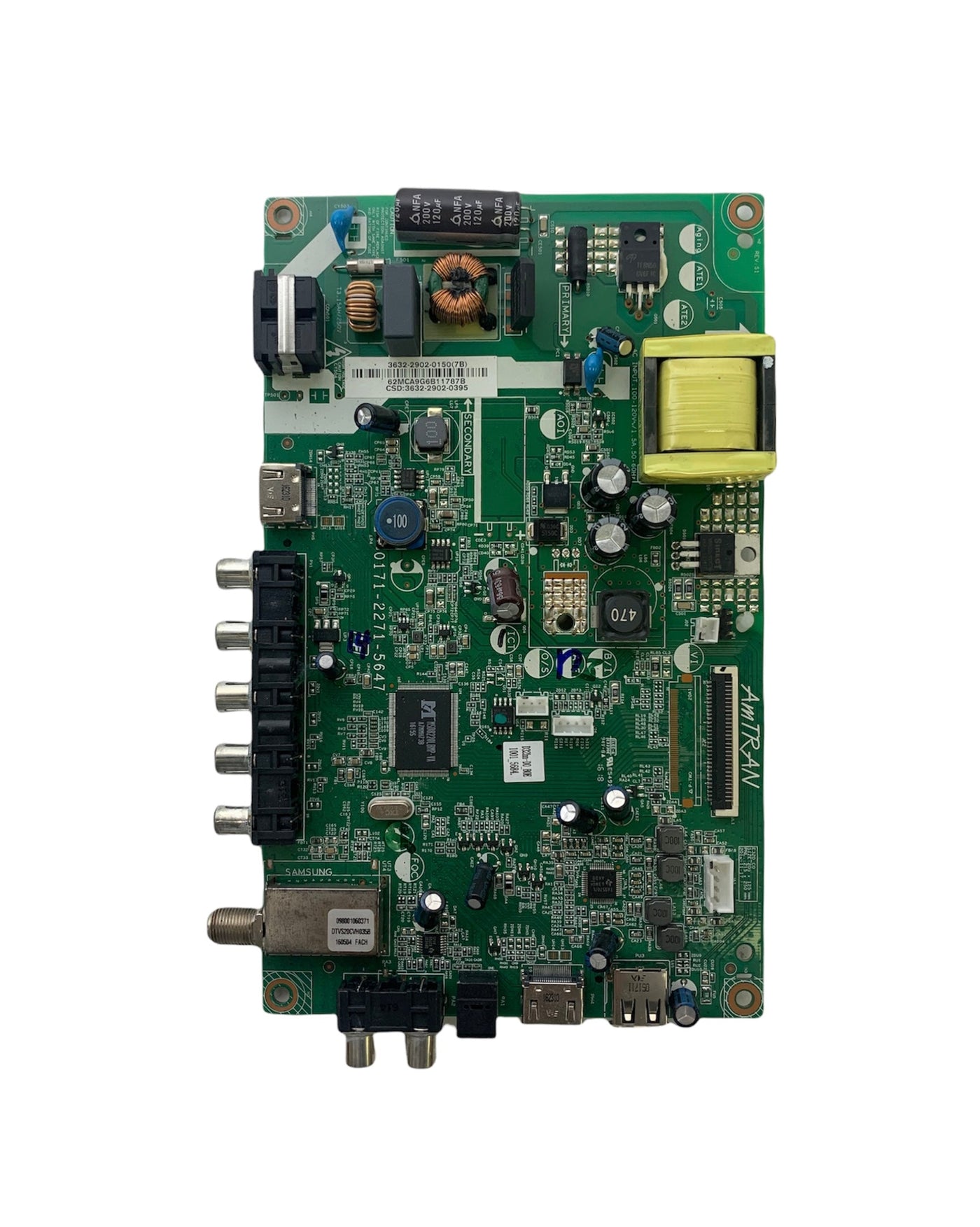 Vizio 3632-2902-0395 Main Board Power Supply for D32HN-D0