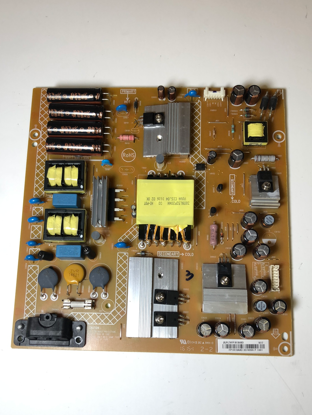 Sony 1-895-978-11 (PLTVFP181XAX3) Power Supply LED Board for KDL-40R350D