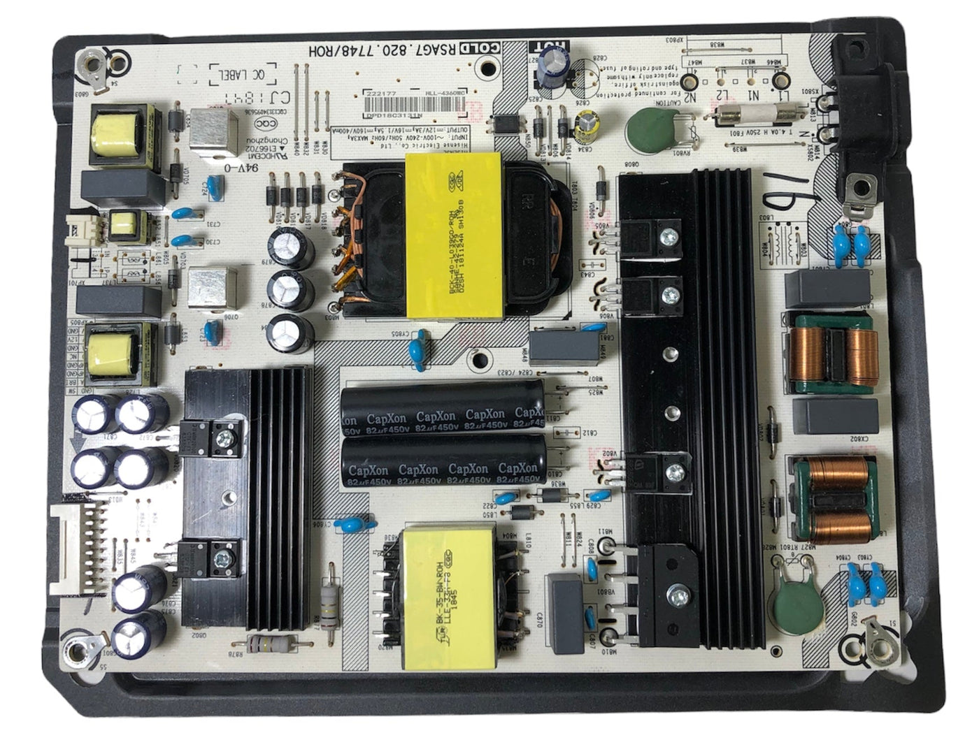 Hisense Sharp 222177 Power Supply LED Board