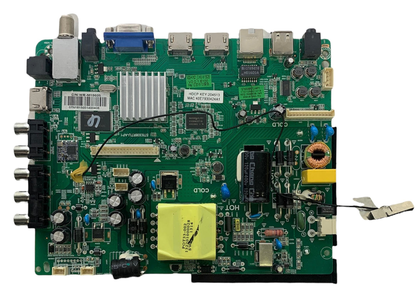 Westinghouse WE-M15035 Main Board Power Supply for WD43FC2380