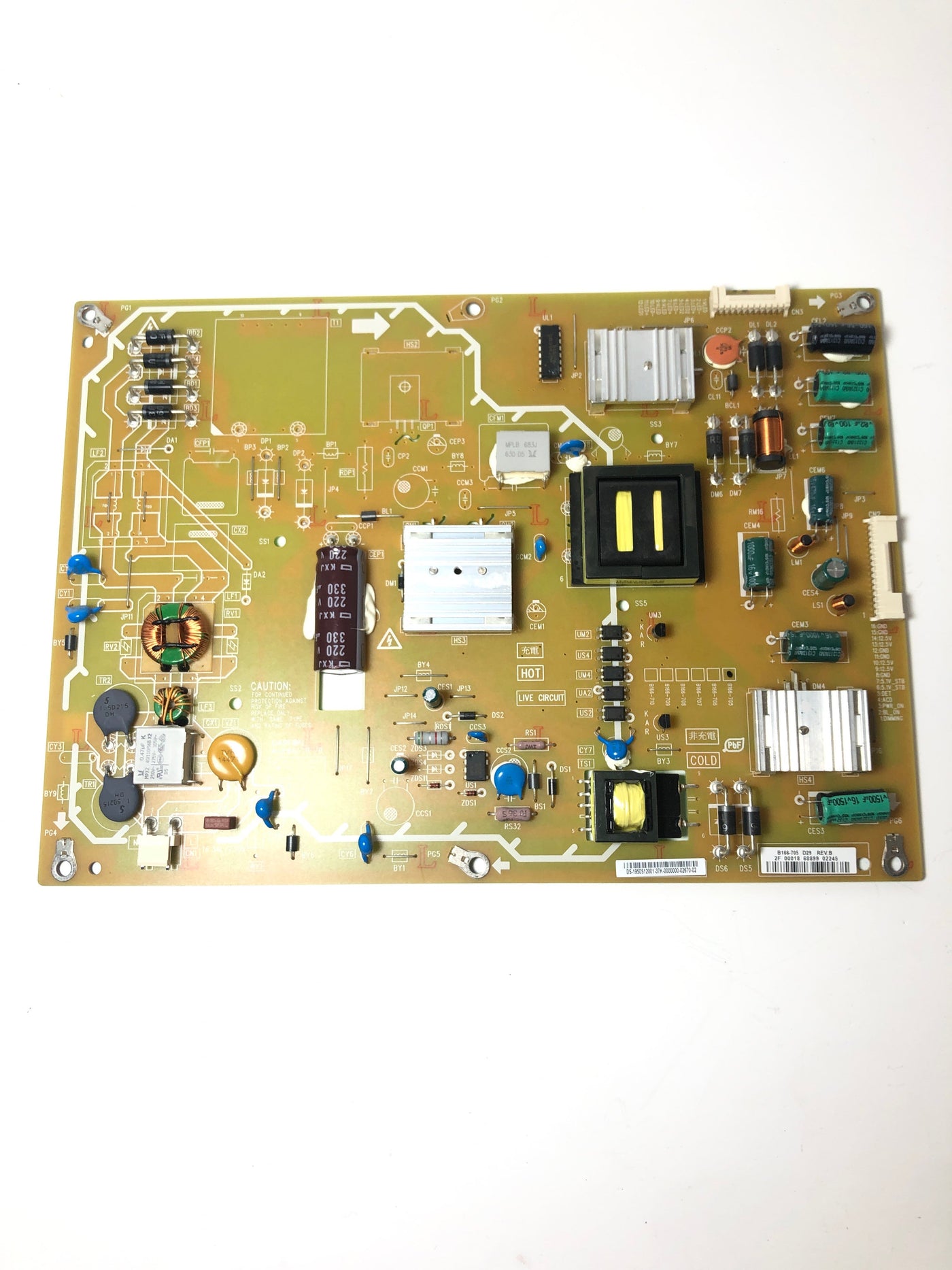 Insignia 19.50S12.001 Power Supply LED Board