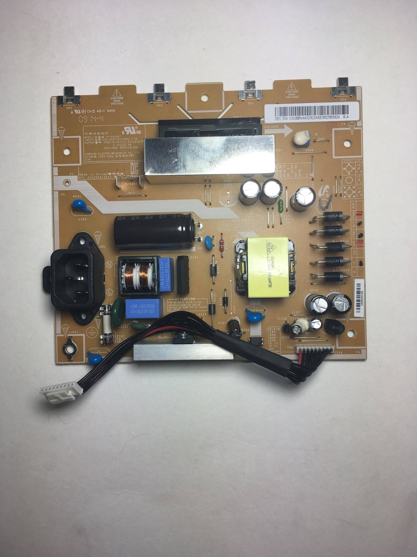 Samsung BN44-00302A power Supply Backlight Inverter