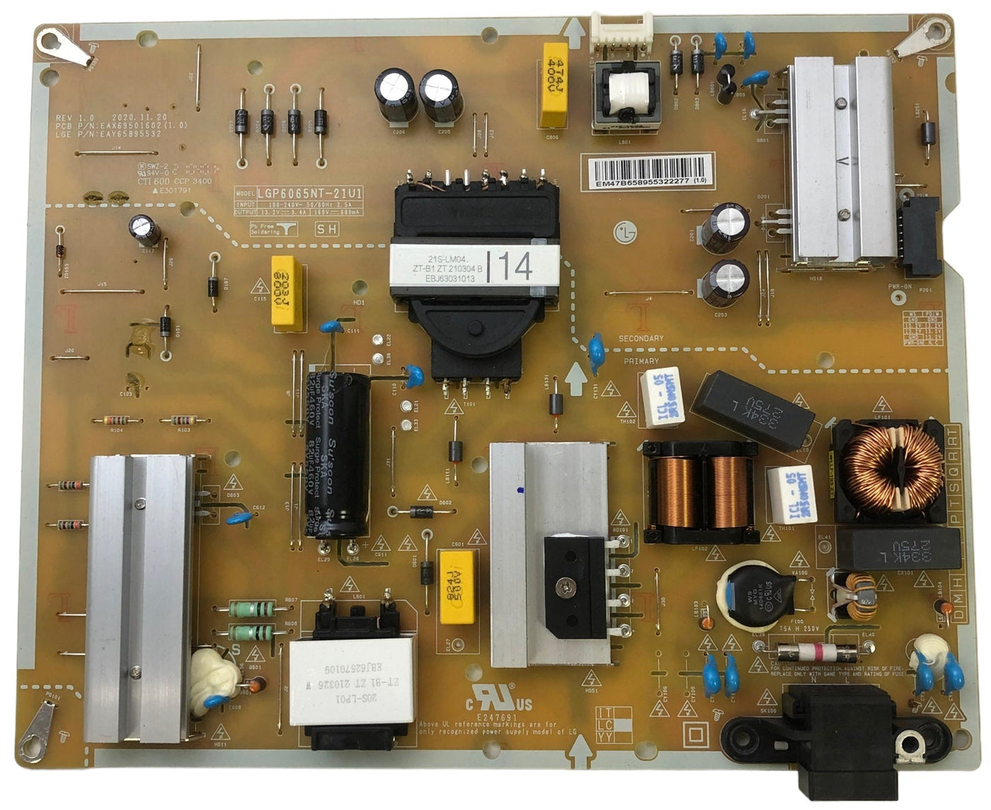 LG EAY65895532 Power Supply LED Driver Board