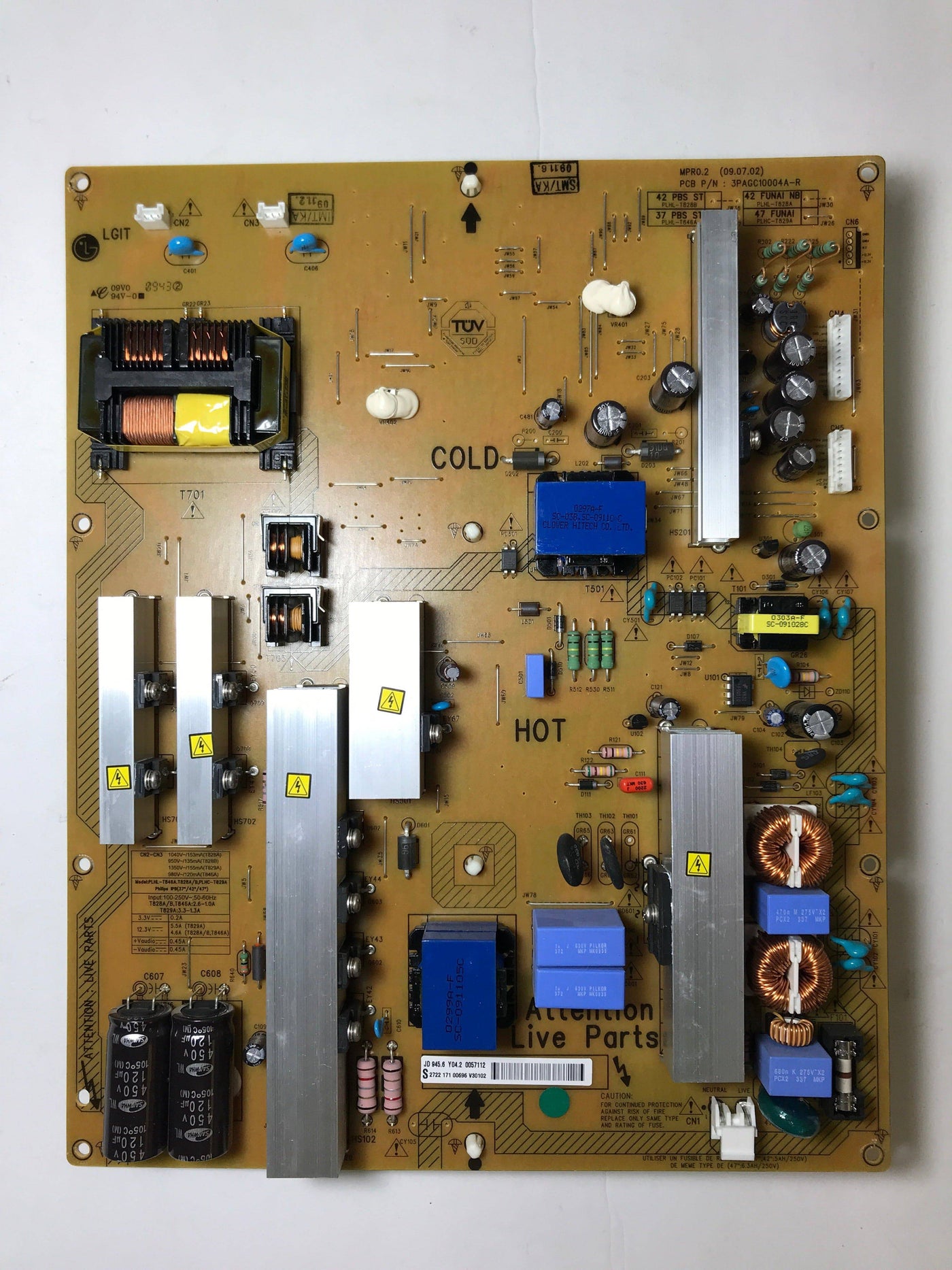 Philips 272217100696 Power Supply Backlight Inverter
