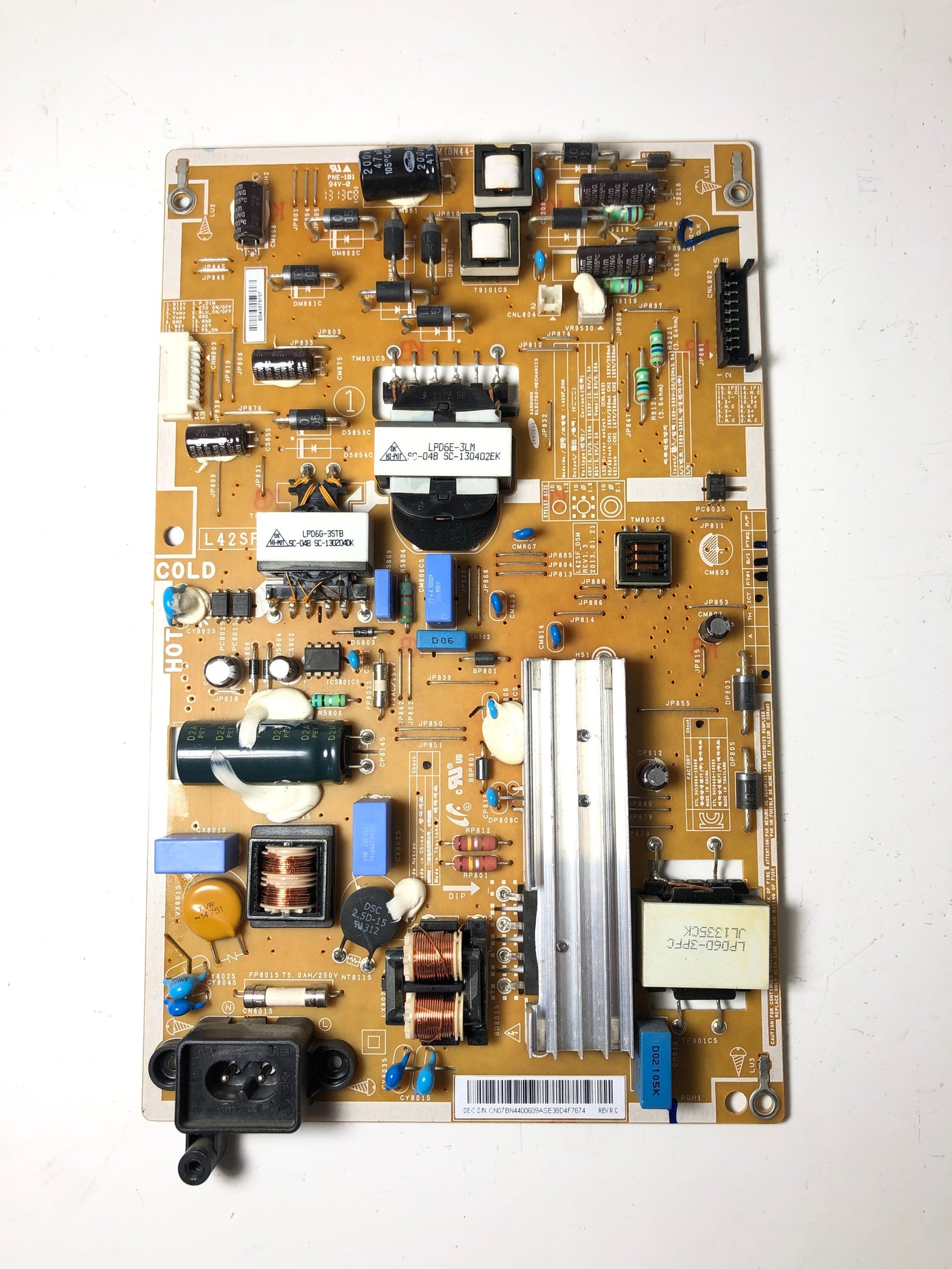Samsung BN44-00609A Power Supply LED Board
