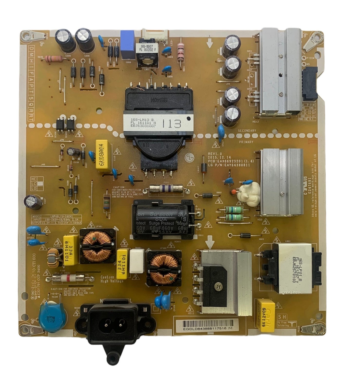 LG EAY64388811 (EAX66923201(1.4)) Power Supply LED Driver