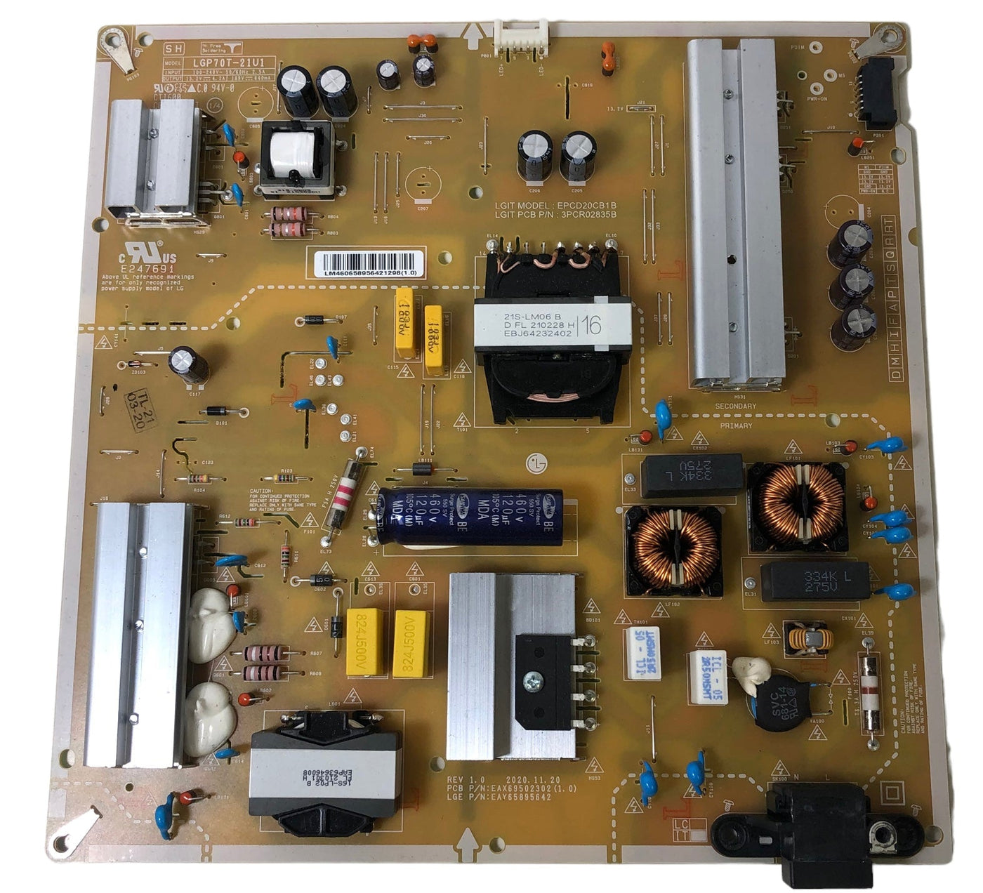 LG EAY65895642 Power Supply LED Driver Board