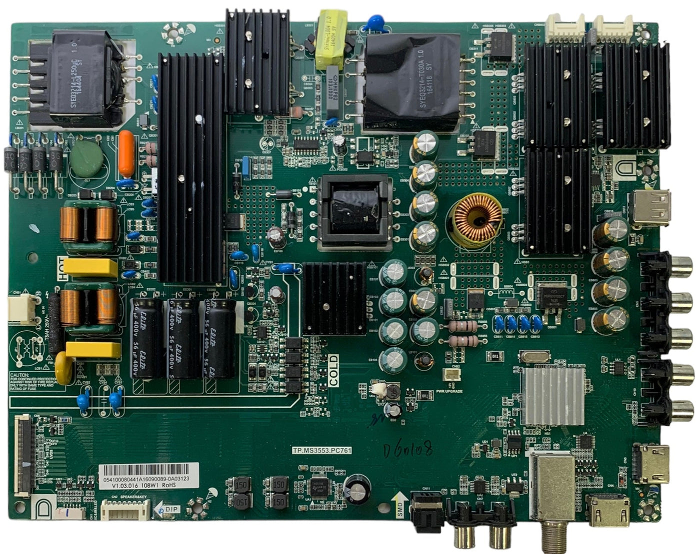 Vizio Main Board Power Supply 054.10008.044 for D55N-E2 (LWZQVPBS Serial)