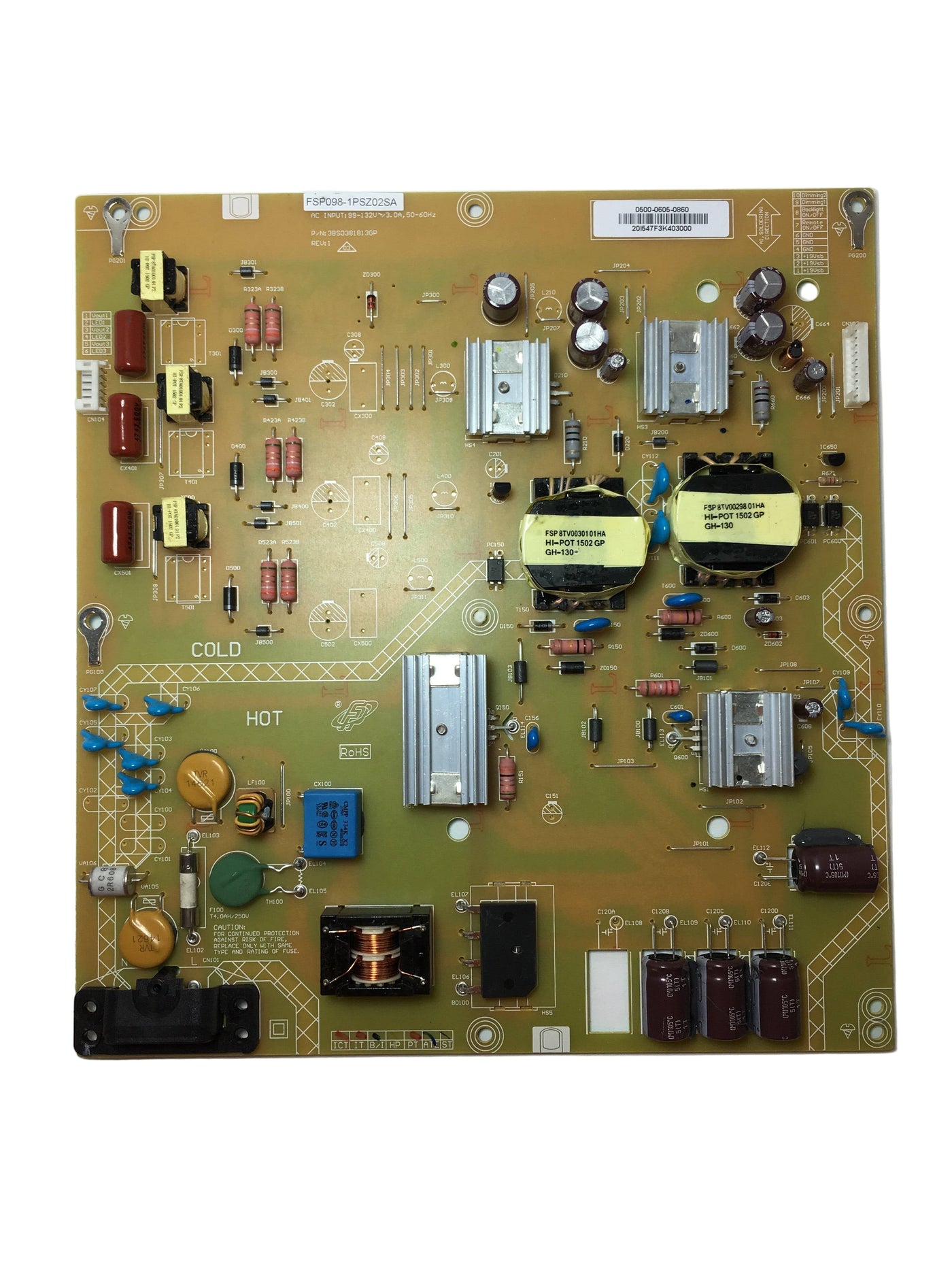 Sharp 0500-0605-0860 Power Supply LED Board