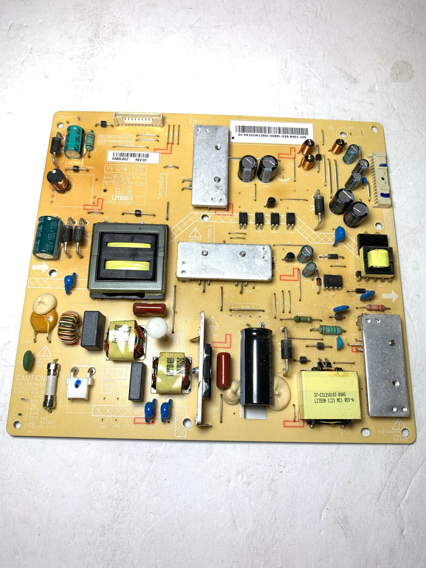Toshiba PK101W1390I Power Supply LED Board