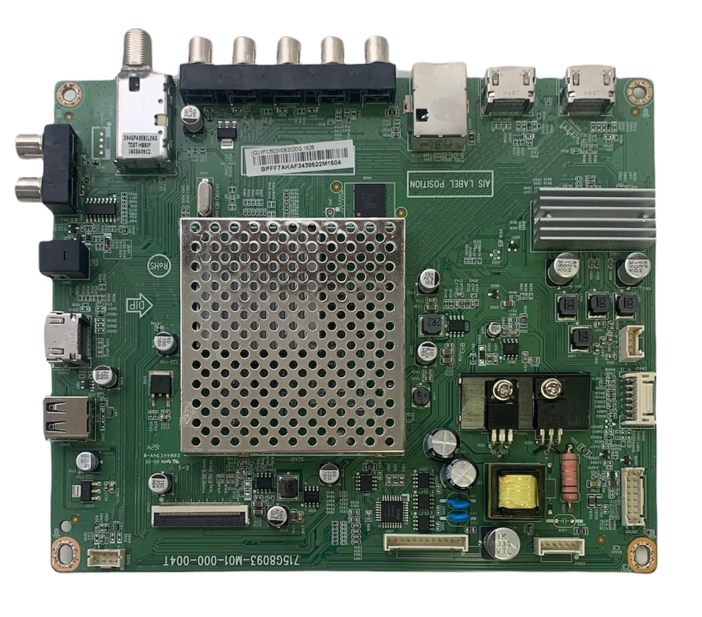 Vizio 756TXFCB02K0620 Main Board for D43-D1 (LTT7ULBS LTT7ULCS Serial)