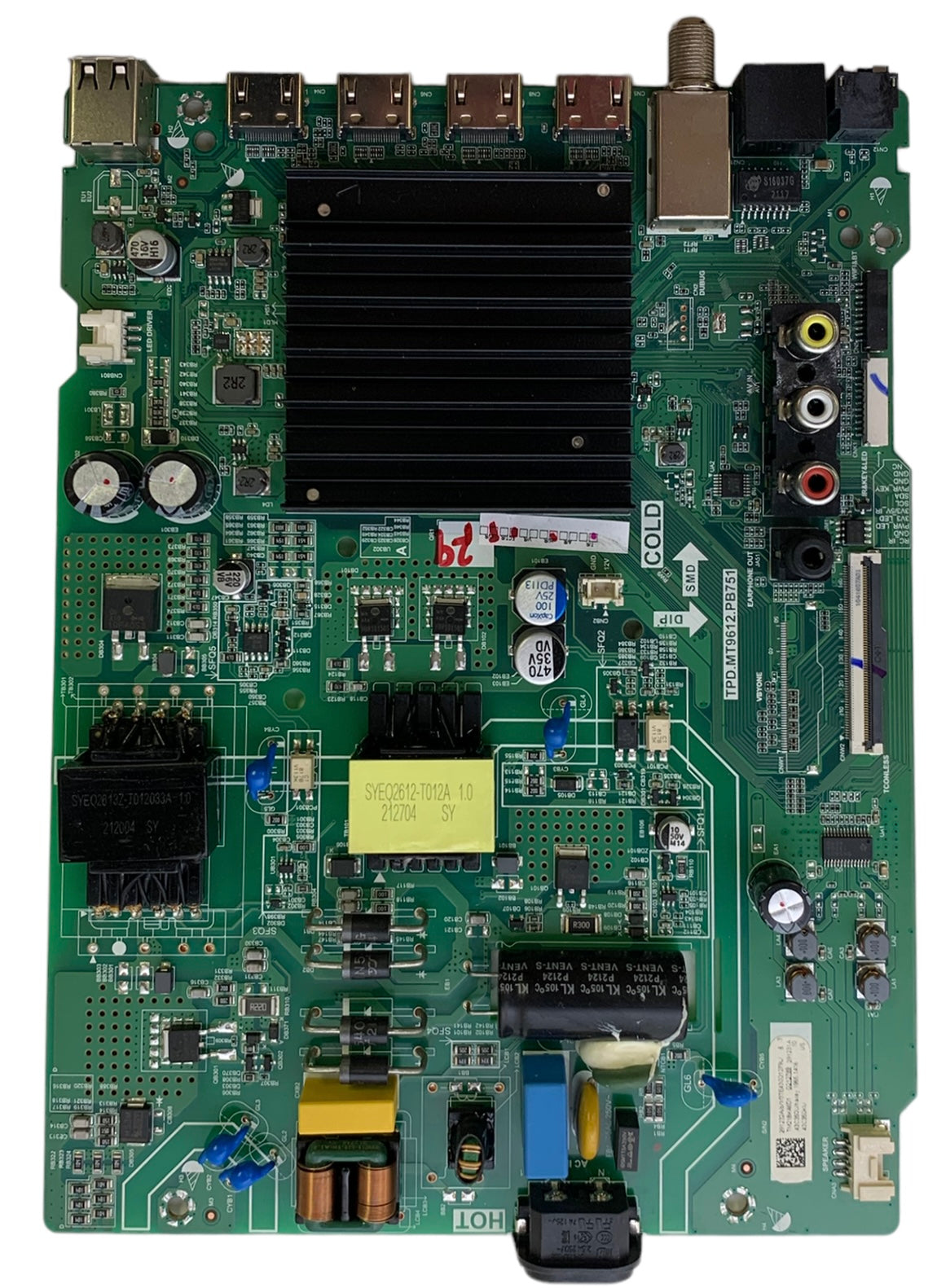 Toshiba 291232 291231 Main Board Power Supply for 43C350KU