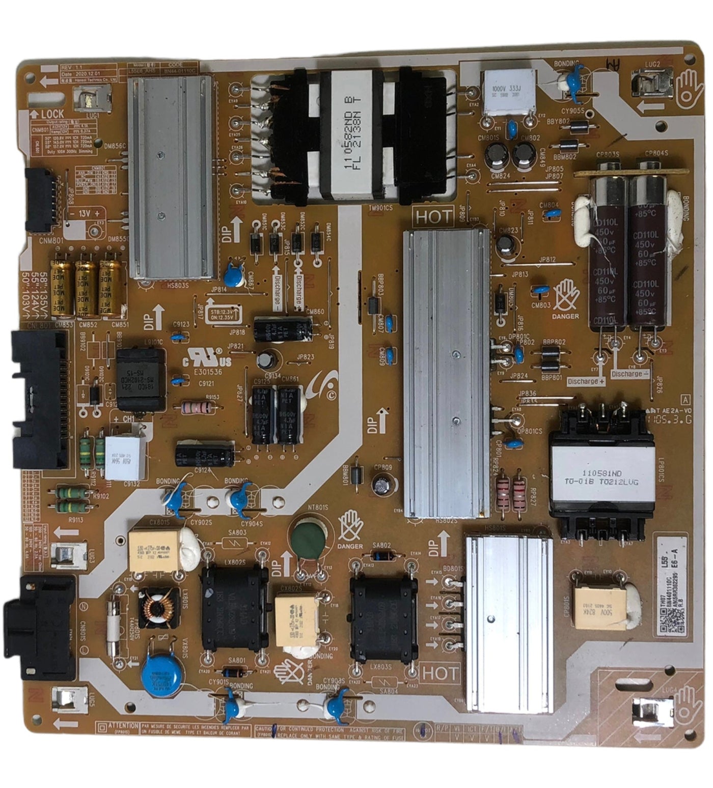 Samsung BN44-01110C Power Supply LED Board for UN50TU7000BXZA