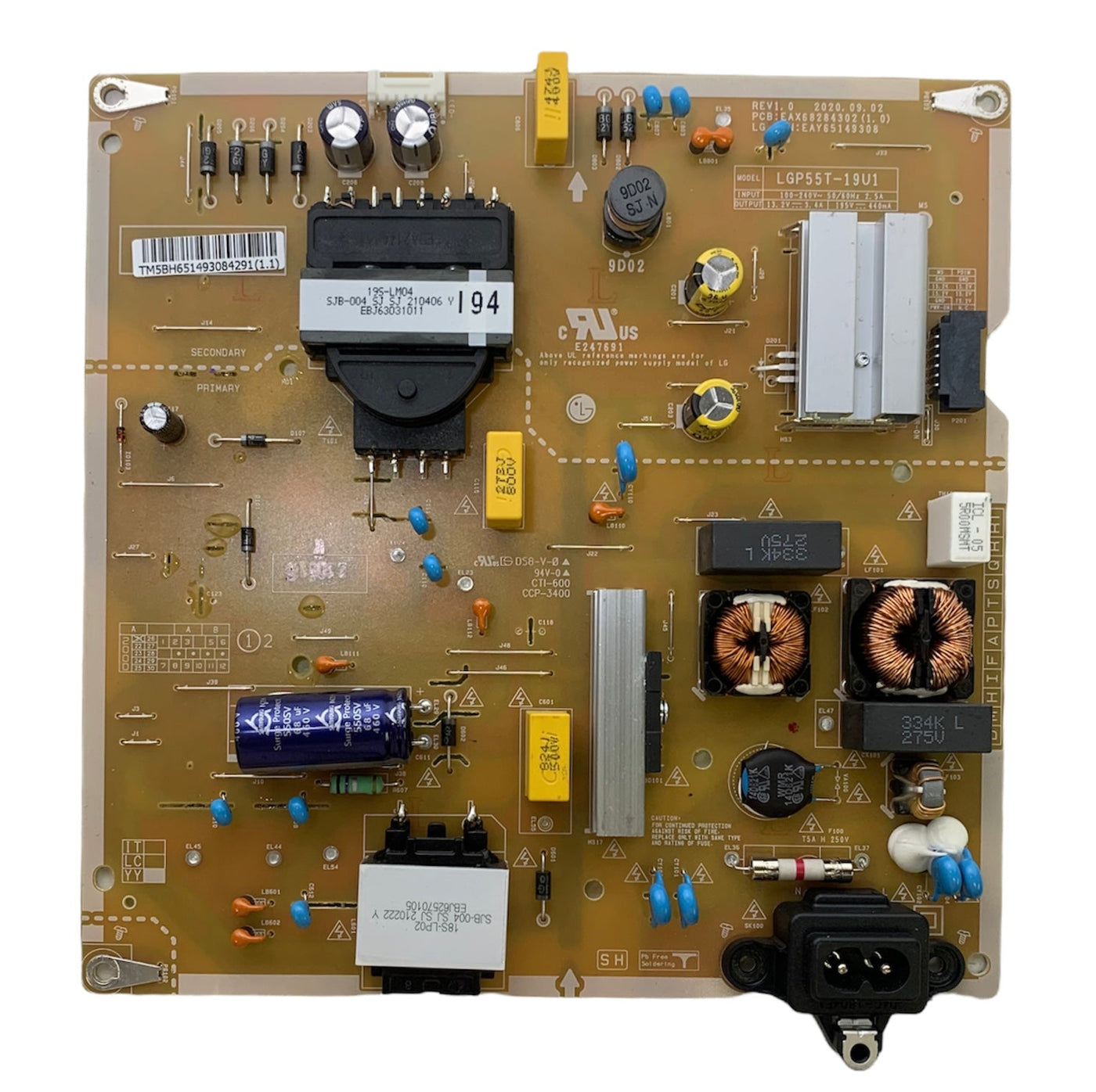 LG EAY65149308 Power Supply LED Driver Board